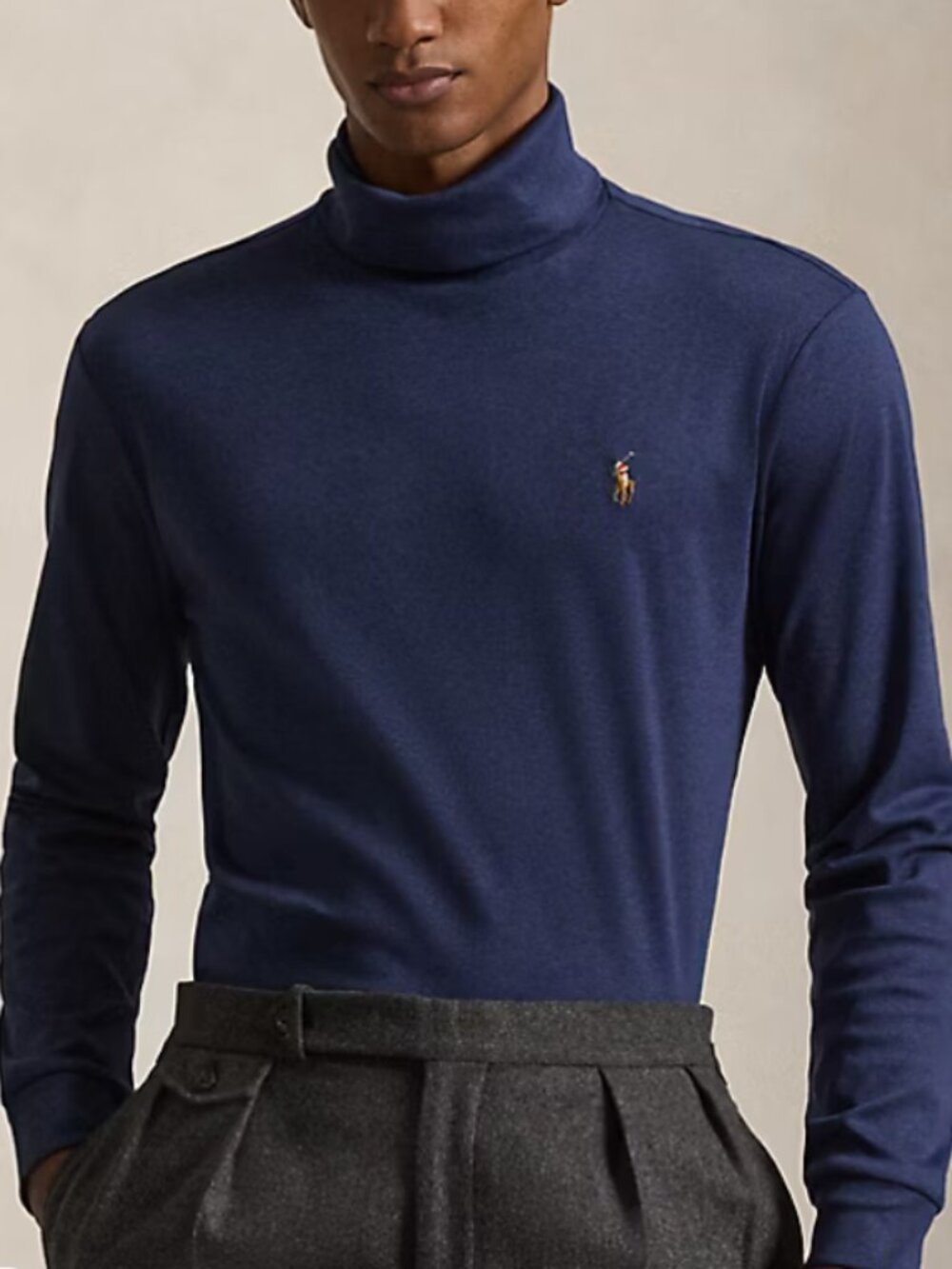 Soft Cotton Turtleneck